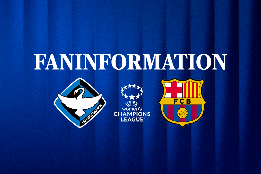 Faninformation til kampen mod FC Barcelona HB Køge