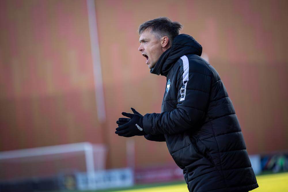 Kristian Mørch efter storsejr mod Kolding IF HB Køge