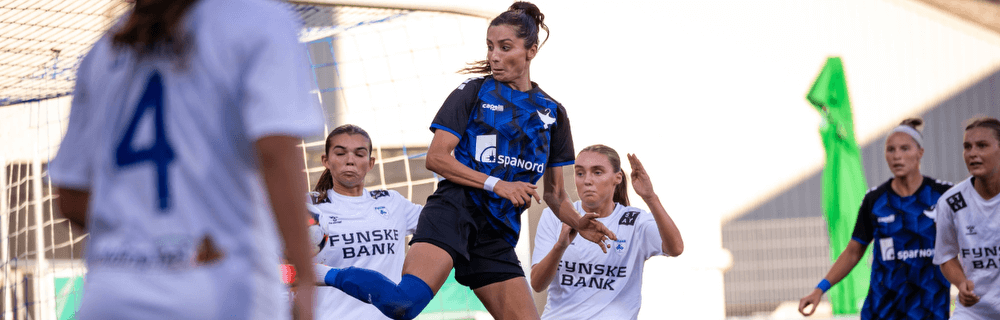 Nadia Nadim vinder af Årets Mål 2025 ved DR Sportens store sportsshow HB Køge